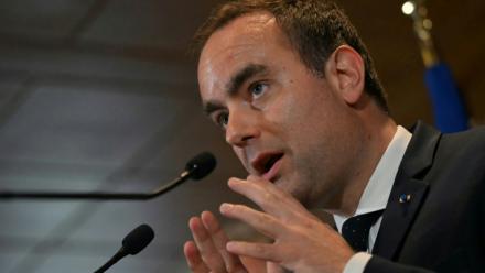 Le Premier ministre Sébastien Lecornu à Giverny le 27 mars 2026