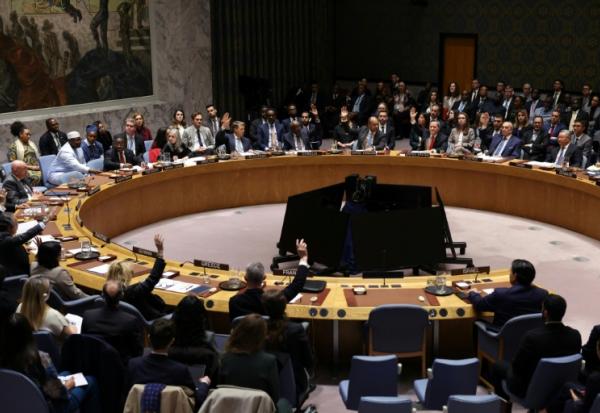 Vote des membres du Conseil de sécurité de l'ONU pour le plan de paix de Donald Trump à Gaza, le 17 novembre 2025 à New York