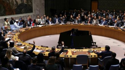 Vote des membres du Conseil de sécurité de l'ONU pour le plan de paix de Donald Trump à Gaza, le 17 novembre 2025 à New York