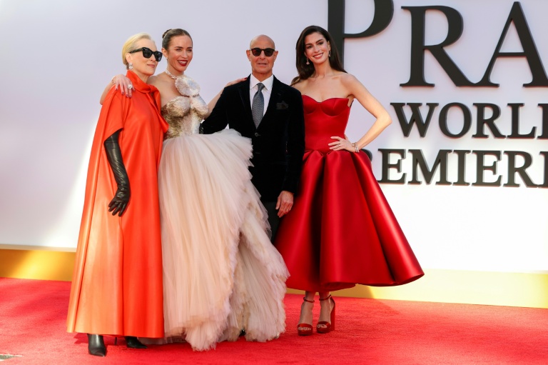 Meryl Streep, Emily Blunt, Stanley Tucci et Anne Hathaway pour l'avant-première mondiale de 