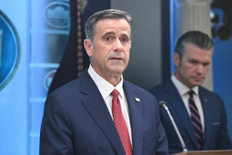 Le directeur de la CIA, John Ratcliffe, s'exprime à la Maison Blanche, le 6 avril 2026 à Washington