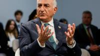Le fils exilé du chah déchu, Reza Pahlavi, le 13 février 2026 lors de la 62e Conférence de Munich sur la sécurité (MSC) 