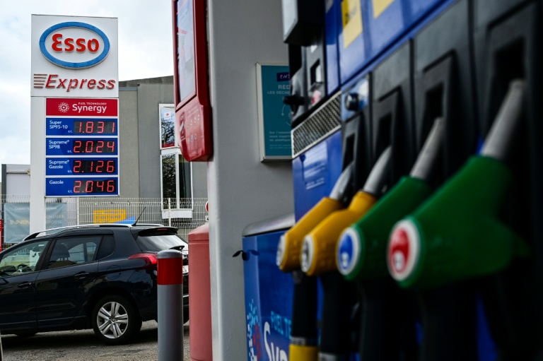 Station-service à Montpellier, dans l'Hérault, le 9 mars 2026.