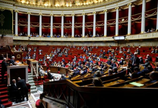 L'Assemblée nationale lors d'une session de questions au gouvernment, à Paris le 13 on novembre 2024