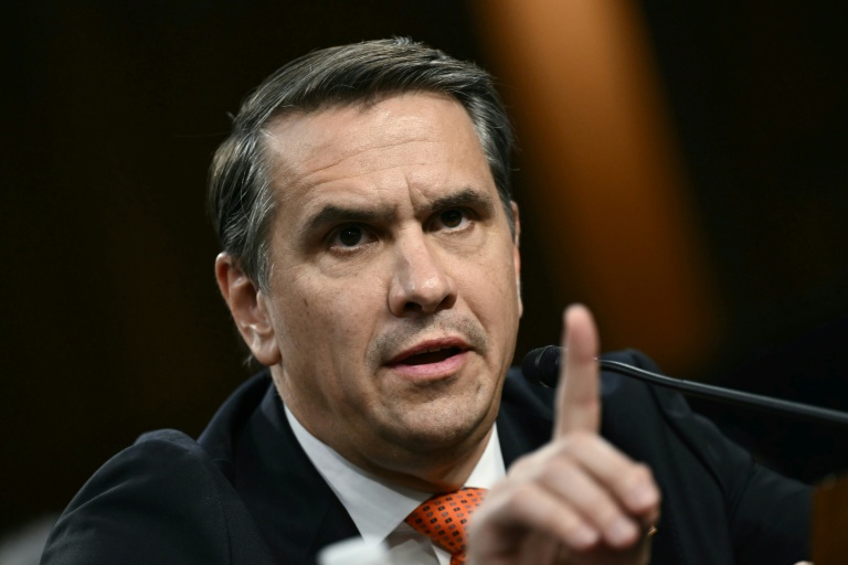 Le ministre américain de la Justice par intérim, Todd Blanche, lors de son audition devant la commission judiciaire du Sénat, à Washington, le 15 juillet 2026