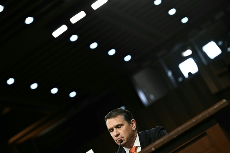 Le ministre américain de la Justice par intérim Todd Blanche lors de son audition devant la commission judiciaire du Sénat, à Washington, le 15 juillet 2026