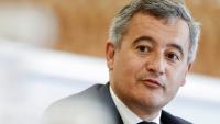 Le ministre français de la Justice, Gérald Darmanin, participe à une réunion ministérielle de la Coalition européenne contre la criminalité organisée, à l'Hôtel de Beauvau, siège du ministère de l'Intérieur, à Paris, le 20 avril 2026