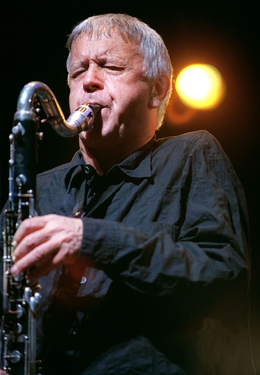Le musicien de Jazz Michel Portal, le 14 septembre 2003, à la Cité de la Musique à Paris, dans le cadre du festival 