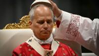 Le pape Léon XIV célèbre une messe le jour de la Pentecôte à la basilique Saint-Pierre au Vatican, le 24 mai 2026
