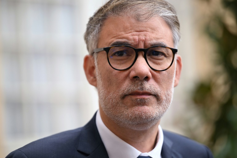 Le premier secrétaire du PS Olivier Faure à l'hôtel Matignon le 4 septembre 2025