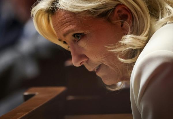 Marine Le Pen le 31 mars 2026 à l'Assemblée nationale à Paris