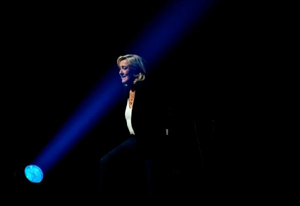 Marine Le Pen le 1er mai 2026, à Mâcon en Saône-et-Loire