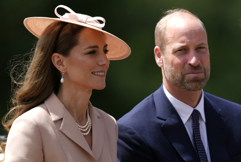 Le prince William et son épouse Catherine au château de Windsor, le 8 juillet 2025