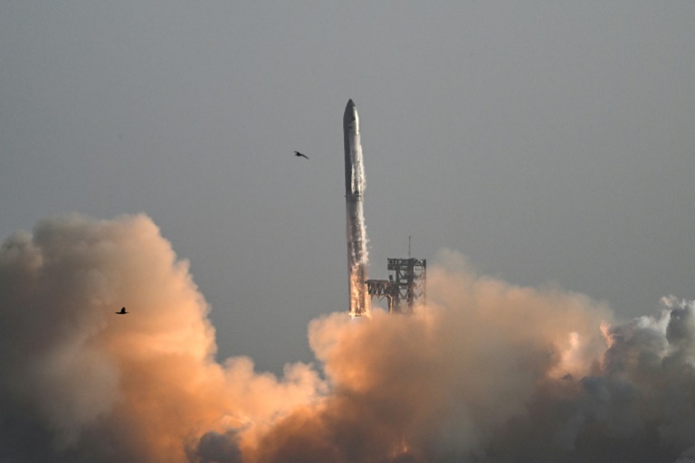 Une fusée de SpaceX décolle de la base de Starbase, au Texas, le 6 mars 2025