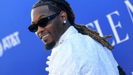 Le rappeur Offset, ancien membre du groupe de hip-hop Migos, à Hollywood (Californie), le 8 mai 2023