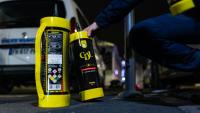 Des bonbonnes de protoxyde d'azote découvertes par des policiers lors de contrôles routiers à Lille, le 25 avril 2026 dans le Nord
