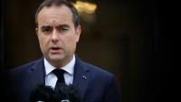 Le Premier ministre Sébastien Lecornu à l'hôtel Matignon, le 10 avril 2026 à Paris