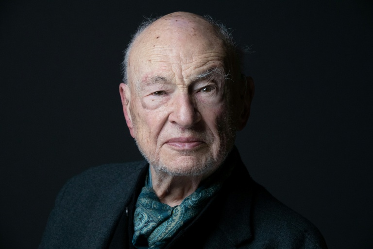 Le sociologue et philosophe français Edgar Morin, le 8 mars 2022 à Paris 