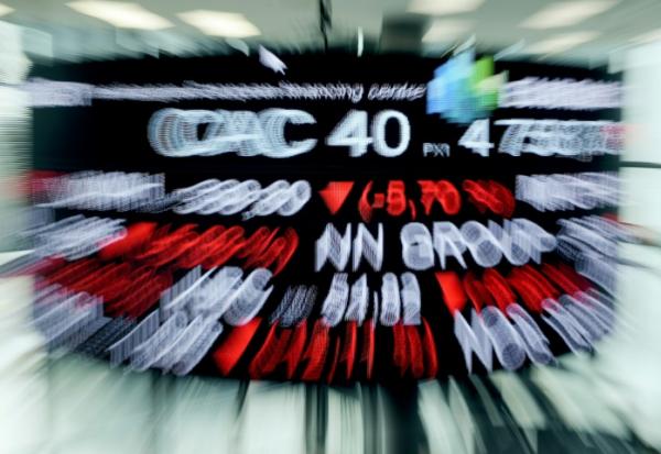 La salle de contrôle d'Euronext, société qui gère la Bourse de Paris