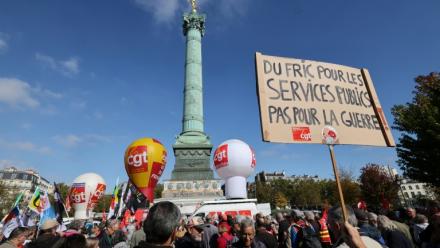 Manifestation de retraités à l'appel des syndicats CGT, FSU et Solidaires pour une revalorisation "maximum" des pensions complémentaires, le 14 octobre 2026
