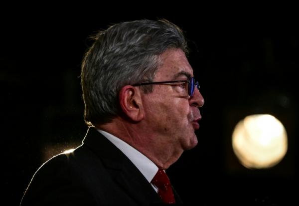 Le fondateur de LFI Jean-Luc Mélenchon à Villeurbanne le 9 janvier 2026