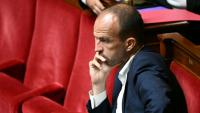 Le député Manuel Bompard de La France Insoumise avant le vote de confiance sur le budget d'austérité du gouvernement, à l'Assemblée nationale à Paris, le 8 septembre 2025