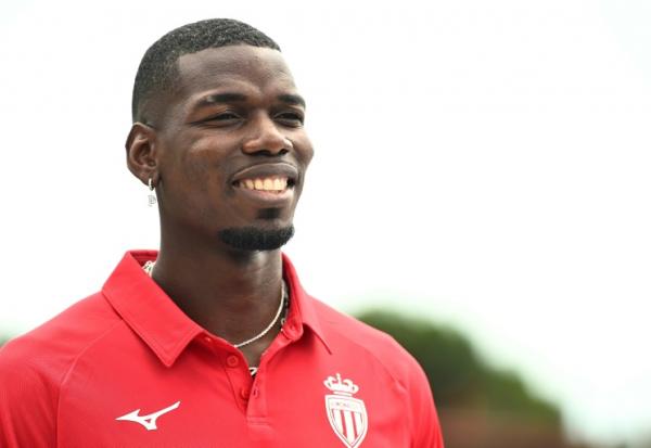 Le milieu de terrain français Paul Pogba, lors de sa présentation à Monaco, le 3 juillet 2025