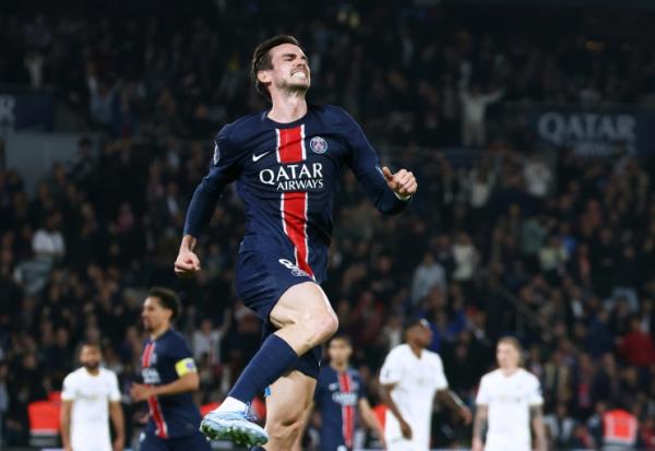 Fabian Ruiz, buteur pour  Paris face à Nice au Parc des Princes le 25 avril  2025, à quatre jours du choc contre Arsenal