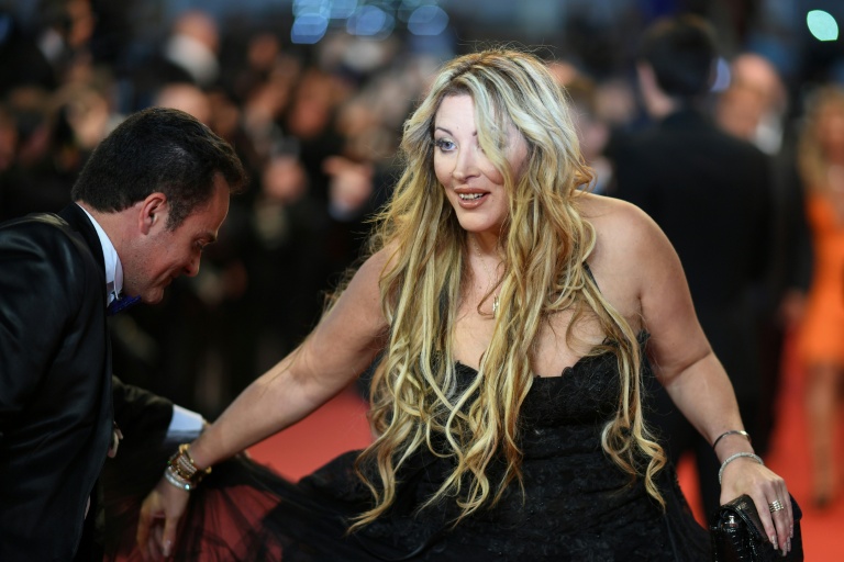 L'ancienne star de télé-réalité Loana lors de la 71e édition du Festival de Cannes, le 12 mai 2018