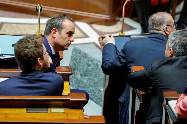 Le Premier ministre Sébastien Lecornu, lors de la session de questions au gouvernement à l'Assemblée nationale, Paris, le 8 avril 2026