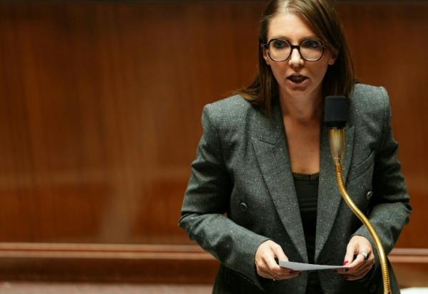 La ministre chargée de l’Égalité entre les femmes et les hommes, Aurore Bergé, à l'Assemblée nationale, Paris le 21 juillet 2026
