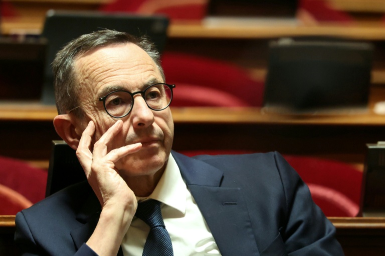Le président des Républicains Bruno Retailleau a Sénat, le 20 janvier 2026 à Paris