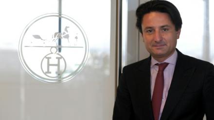 Axel Dumas, patron du groupe de luxe français Hermès, le 3 juin 2013 à Paris