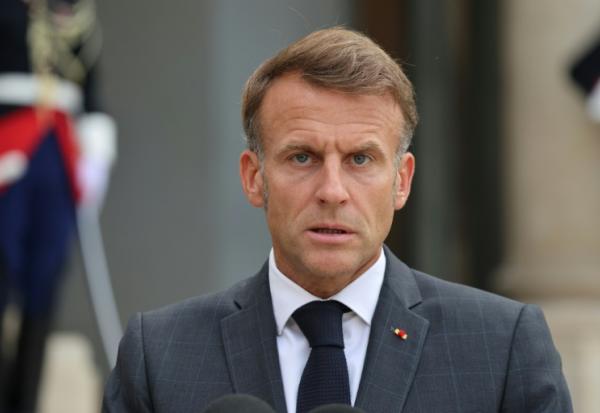 Le président Emmanuel Macron à l'Elysée, le 3 septembre 2025 à Paris