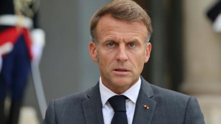 Le président Emmanuel Macron à l'Elysée, le 3 septembre 2025 à Paris