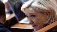Marine Le Pen à l'Assemblée nationale le 15 avril 2026, à Paris