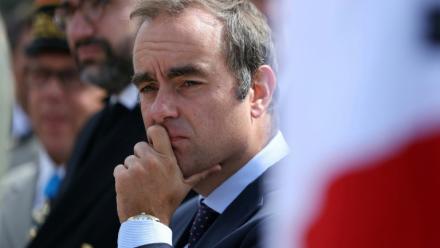 Le nouveau Premier ministre Sebastien Lecornu à Suresnes, dans les Hauts-de-Seine, le 4 septembre 2025