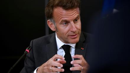 Le président français Emmanuel Macron, à l'occasion du conseil de planification écologique, à Paris le 19 mai 2026