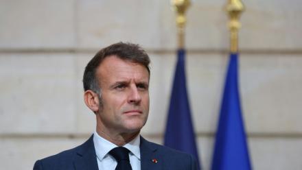 Le président Emmanuel Macron à l'Elysée, le 17 novembre 2025 à Paris