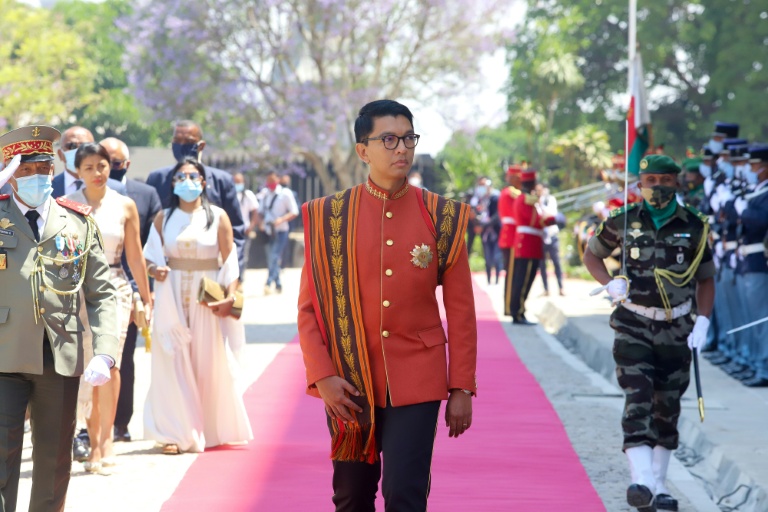 Le président de Madagascar, Andry Rajoelina, le 6 novembre 2020 à Antananarivo
