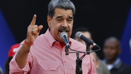 Le président vénézuélien Nicolas Maduro s'exprime lors d'un événement, le 15 novembre 2025 à Caracas