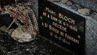 La tombe de l'historien Marc Bloch au cimetière du Bourg-d'Hem, dans la Creuse, le 1er juin 2026