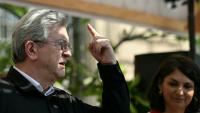 Le leader de La France insoumise Jean-Luc Melenchon à Paris le 1er mai 2026
