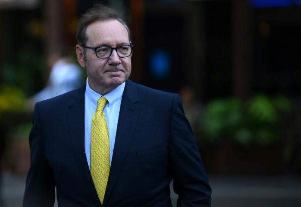 L'acteur américain Kevin Spacey à Londres, le 25 juillet 2023