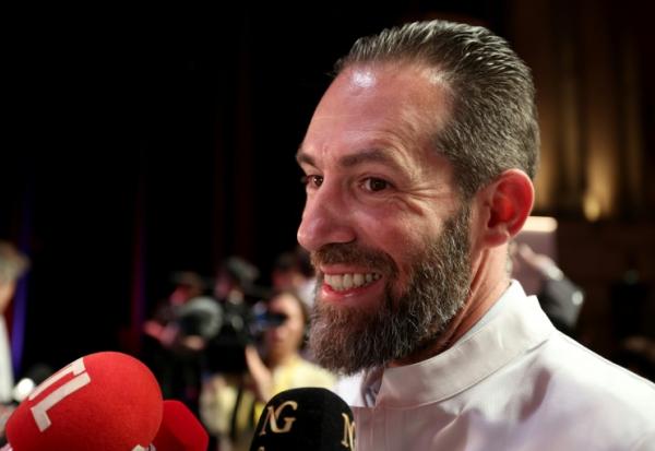 Michaël Arnoult, le chef du restaurant La Morainières, le 16 mars 2026 à Monaco