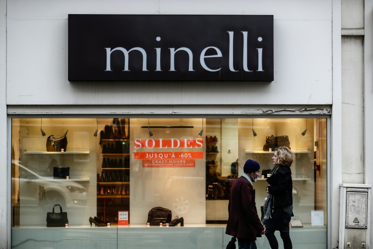 Un magasin Minelli à Caen, en janvier 2020