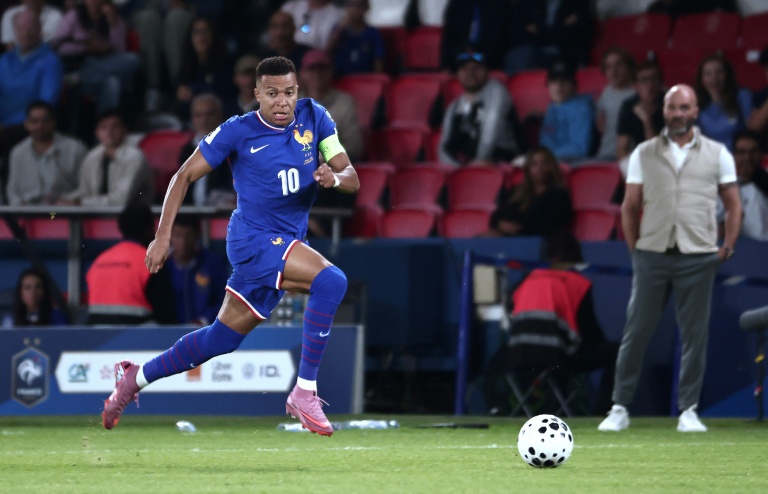 Le capitaine des Bleus Kylian Mbappe lors du match de qualifications au Mondial-2026 contre l'Islande, le 9 septembre 2025 au Parc des Princes
