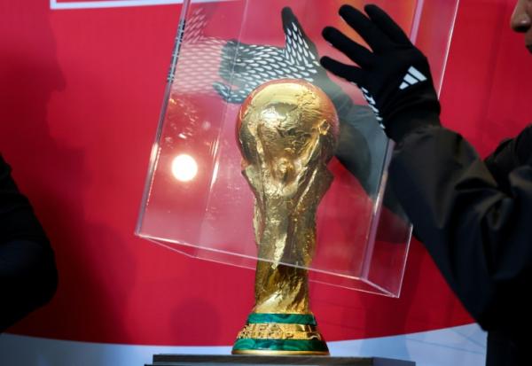 Le trophée de la Coupe du Monde 2026 présenté à New York le 2 juin 2026
