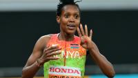 La Kényane Faith Kipyegon quadruple championne du monde du 1.500 m, à l'issue de la finale disputée à Tokyo le 16 septembre 2025