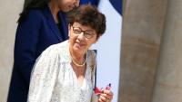 Monique Barbut à la sortie du conseil des ministres le 22 juillet 2026 à Paris